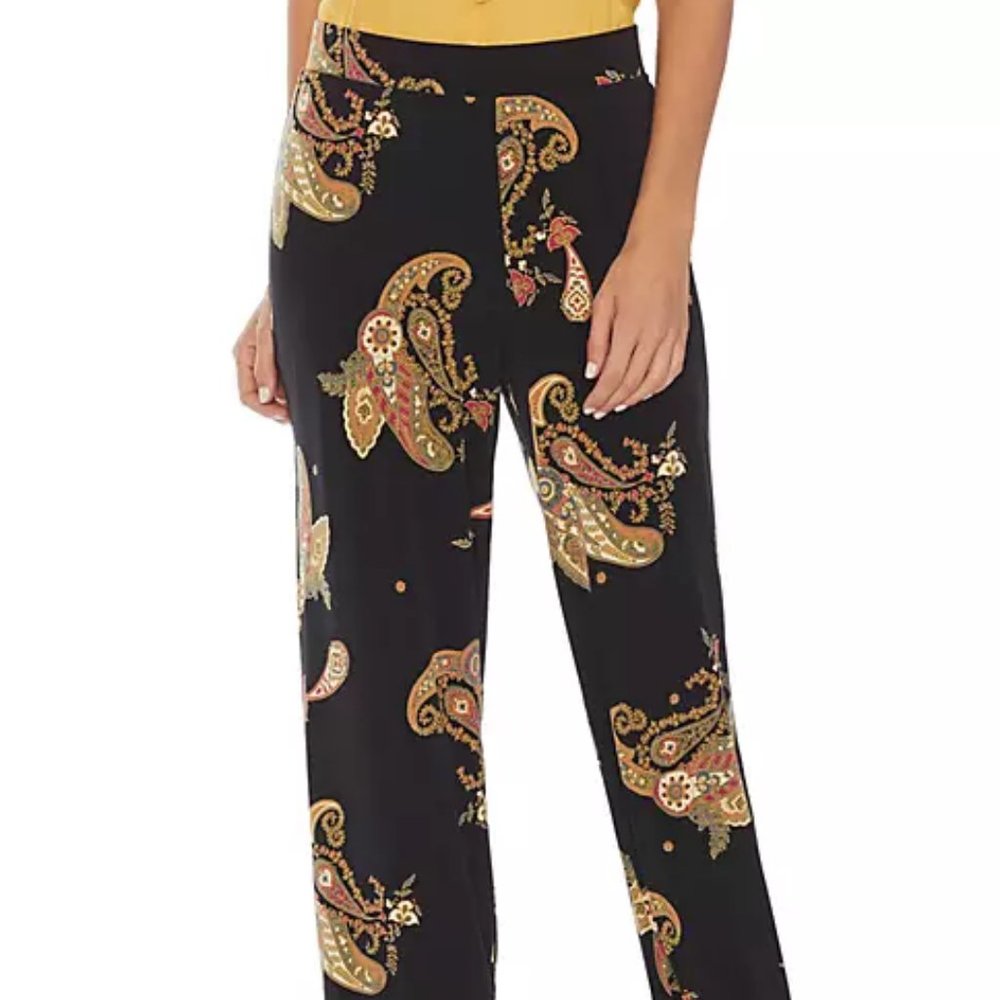 Paisley Pull On Soft Pants